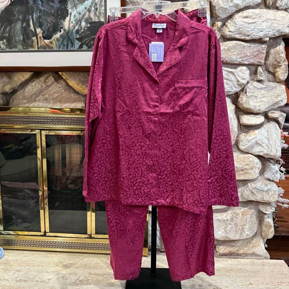 NWT Sleep Tight women’s jacquard pajama set size large